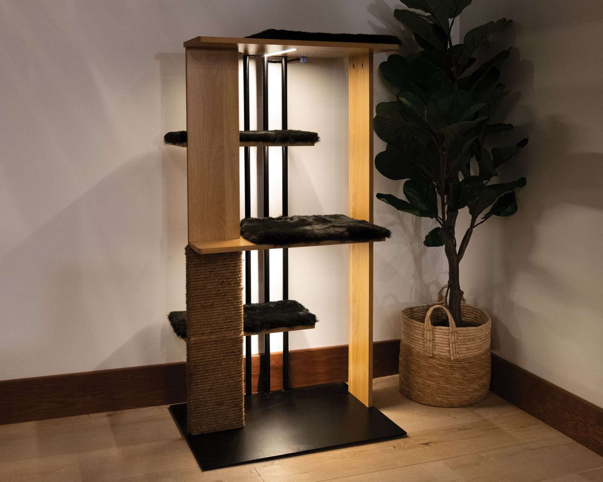 cali - cat tree -4 Cats & Dogs Home Furnishings Inc