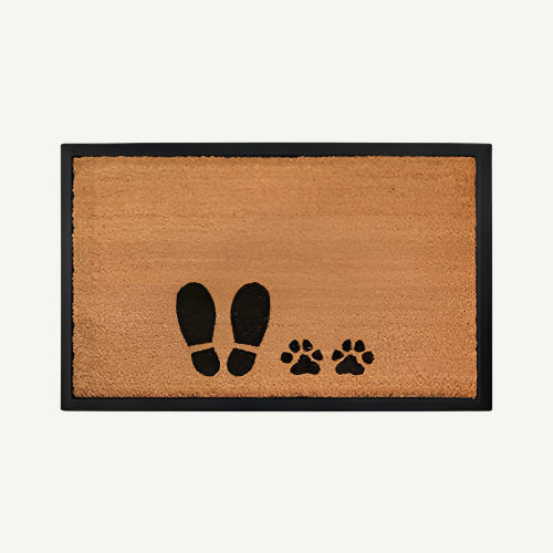 foot + paw - convertible entrance doormat -4 Cats & Dogs Home Furnishings Inc