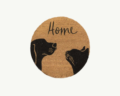 two pets + home -convertible entrance doormat- 4 Cats & Dogs Home Furnishings Inc