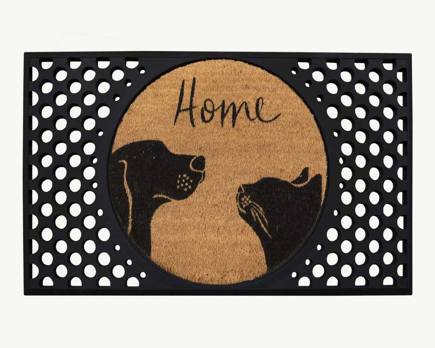 two pets + home -convertible entrance doormat- 4 Cats & Dogs Home Furnishings Inc