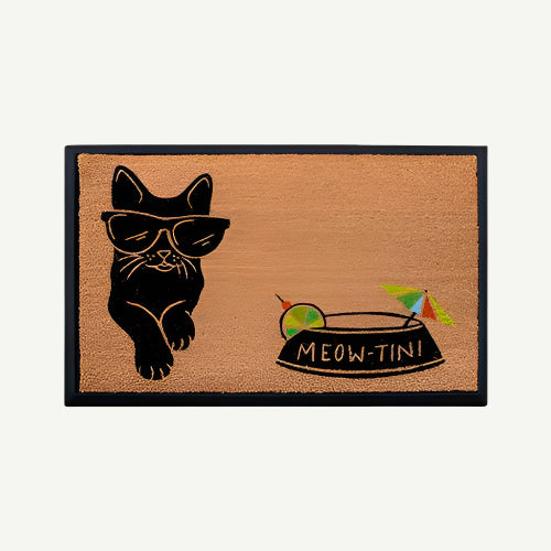 meowtini - convertible entrance doormat -4 Cats & Dogs Home Furnishings Inc