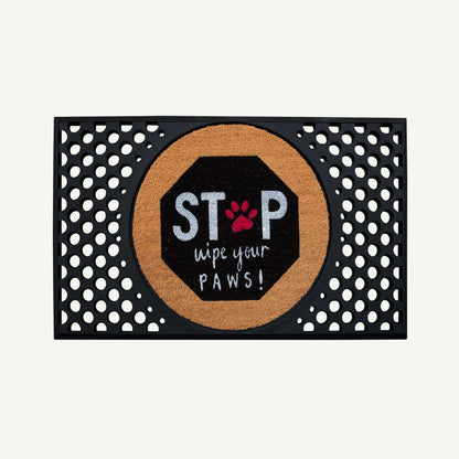 wipe your paws! - convertible entrance doormat-4 Cats & Dogs Home Furnishings Inc