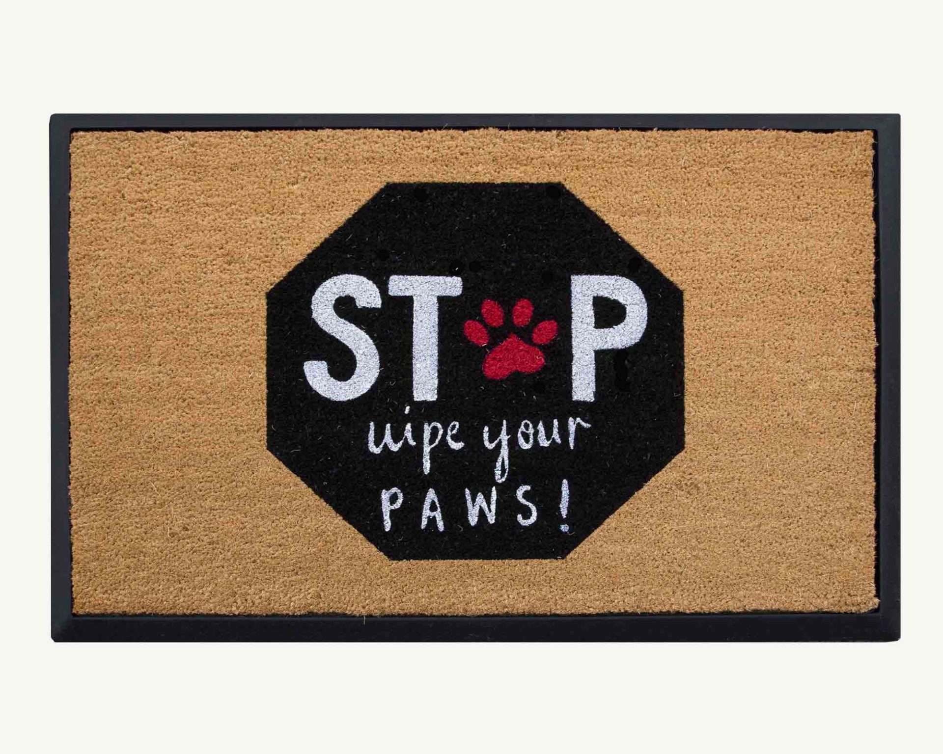 wipe your paws! - convertible entrance doormat-4 Cats & Dogs Home Furnishings Inc