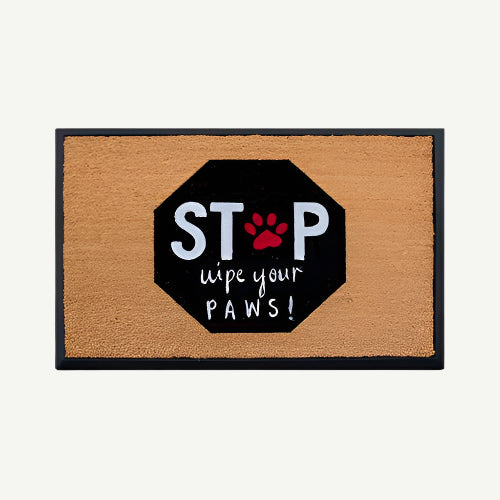 wipe your paws! - convertible entrance doormat-4 Cats & Dogs Home Furnishings Inc