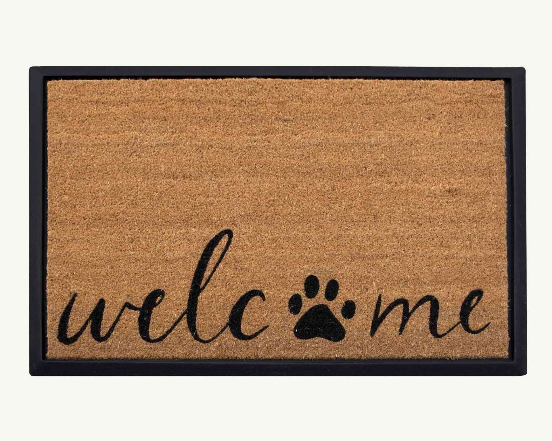 welcome + paw -convertible entrance doormat- 4 Cats & Dogs Home Furnishings Inc