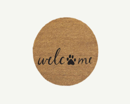 welcome + paw -convertible entrance doormat- 4 Cats & Dogs Home Furnishings Inc